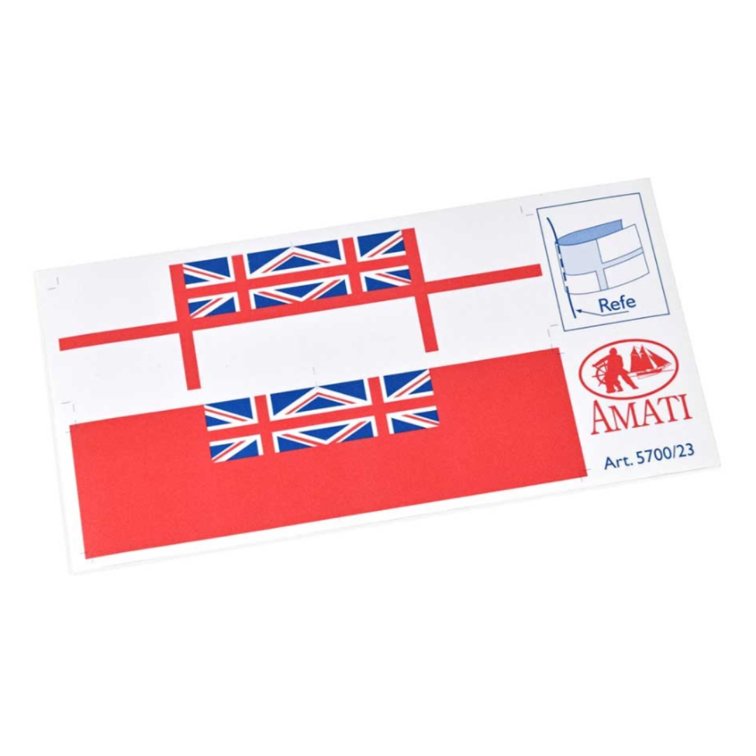 Photo of Amati B5700,23 Modern English Flags, two 75x40mm flags perfect for model ships