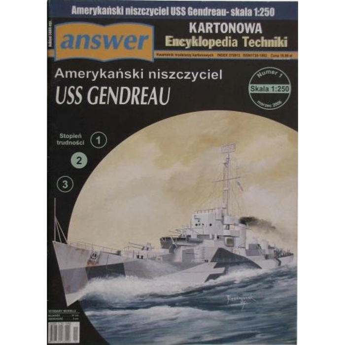 USS Gendreau 1:250 Answer