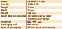 Deadeye Block 5mm Vessel Shipyard
