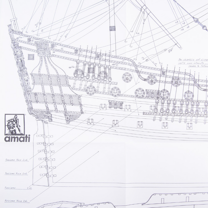 Model Plans HMS Prince Amati (B1016)