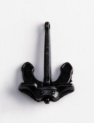 Image of Amati's 20mm Hall Anchor, showing a detailed miniature replica of the classic Hall anchor design, ideal for adding realistic and historically accurate elements to model ships and nautical dioramas.