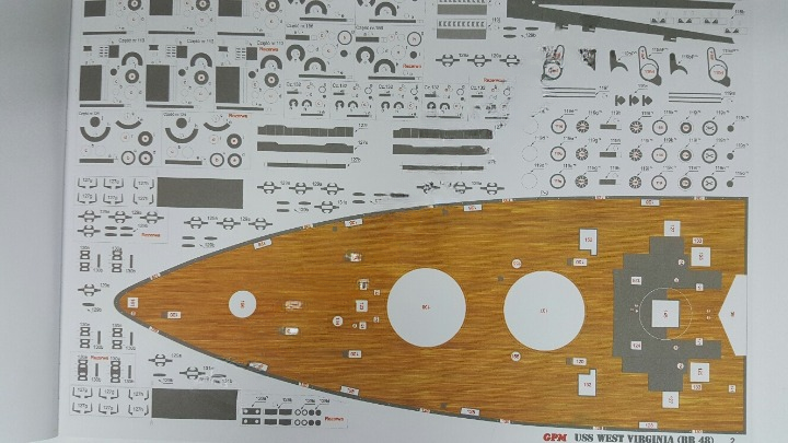 Photo of USS West Virginia Cardboard Model Kit by GPM
