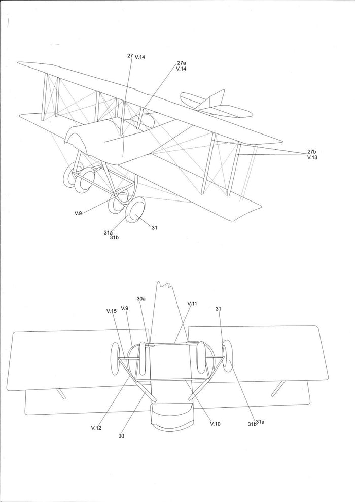 Answer Publishing Sikorski S-XVI 1:33 Scale Model Kit - Detailed Aircraft Replica