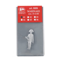 Image of Amati's Model Boat Crew Figures, showcasing a set of detailed and lifelike miniature figures in various poses, designed to add realism and character to model ship and nautical diorama settings.