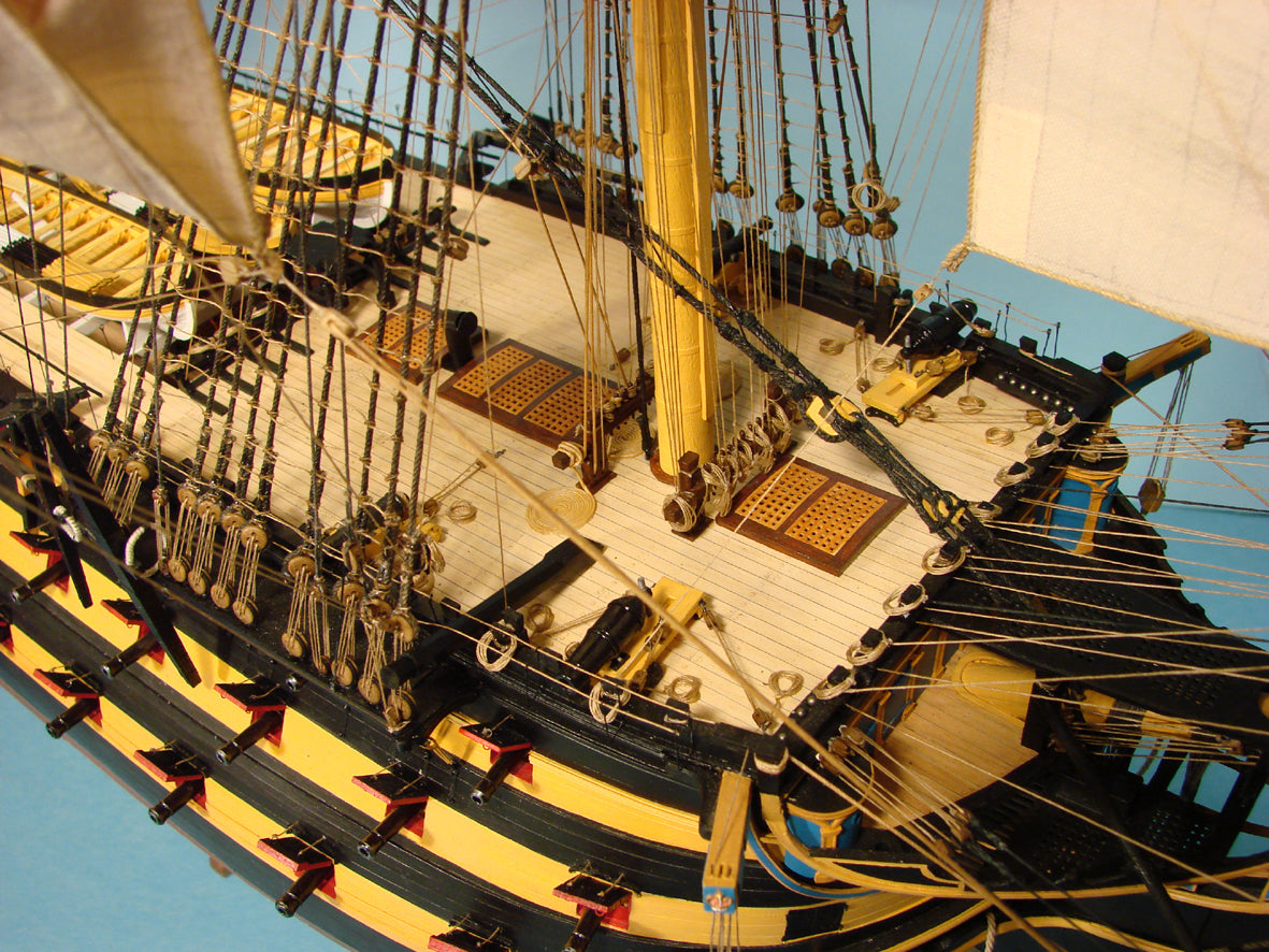 Image of the Shipyard HMS Victory 1:96 Scale Model, showcasing the detailed craftsmanship and historical design of the iconic British warship, perfect for model ship enthusiasts and collectors.