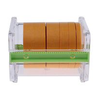 Image of a 5-Piece Masking Tape Set with Dispenser for Plastic Models, showcasing various widths from 30mm to 6mm, ideal for detailed and precise paintwork in model building.