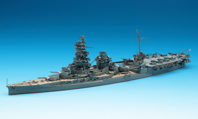 Image of HASEGAWA WL120-49120 HYUGA 1:700 Scale Model, showcasing the intricately detailed replica of the historic Japanese naval ship, perfect for scale modeling enthusiasts and collectors.