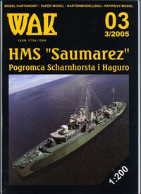 WAK HMS SAUMAREZ Maßstab 1:200