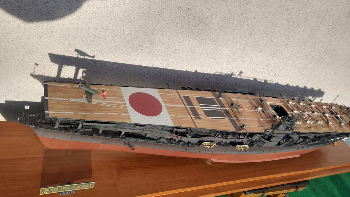 Photo of IJN Akagi Card Model Kit in 1:200 scale by Answer/Angraf