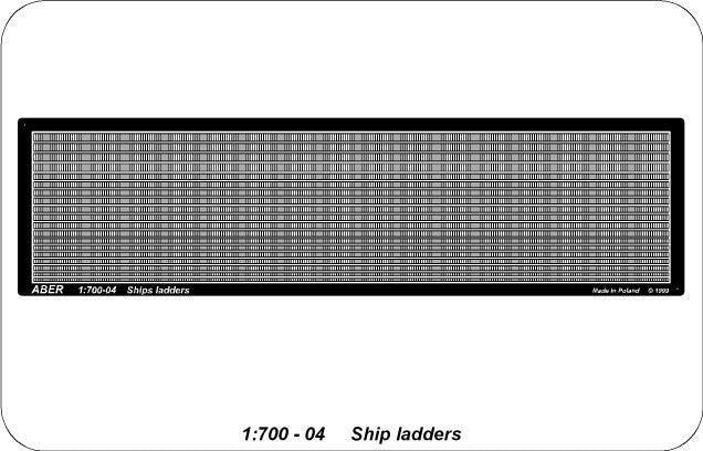 Photo of Ship Stairs 1:700 Scale ABER (RE-700-03) – High-quality brass photo-etched model detailing parts.