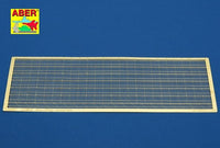 Photo of ABER RE-200-08 Ship Railings, 1:200 scale, featuring six 115 cm-long photo-etched metal pieces with vertical bars for model ship detailing.