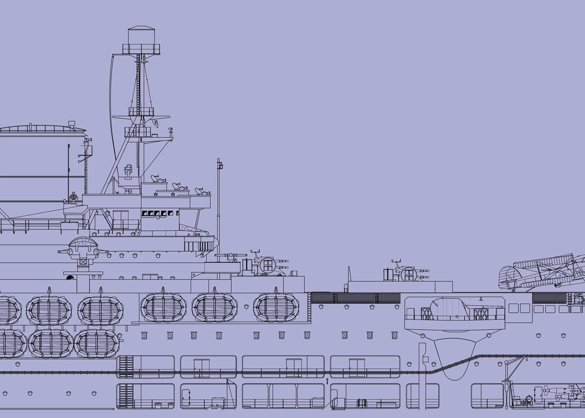 USS Moffet 1944 Construction Plans