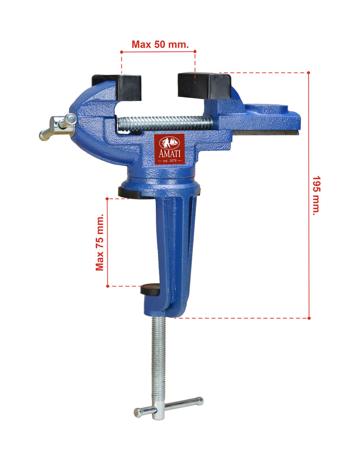 Photo of Large Bench Vice B7129/02 by Amati – Precision Tool for Model Makers