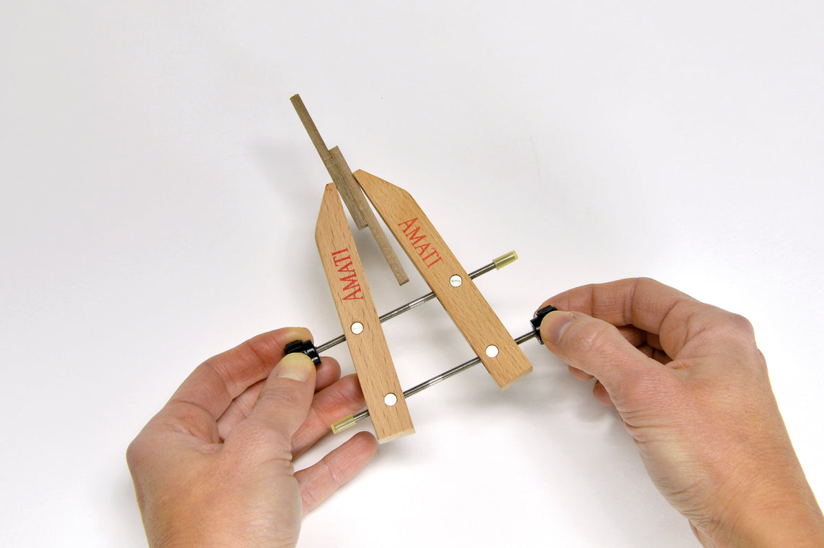 Photo of Amati Wooden Clamp (B7379) - Precision Tool for Model Building