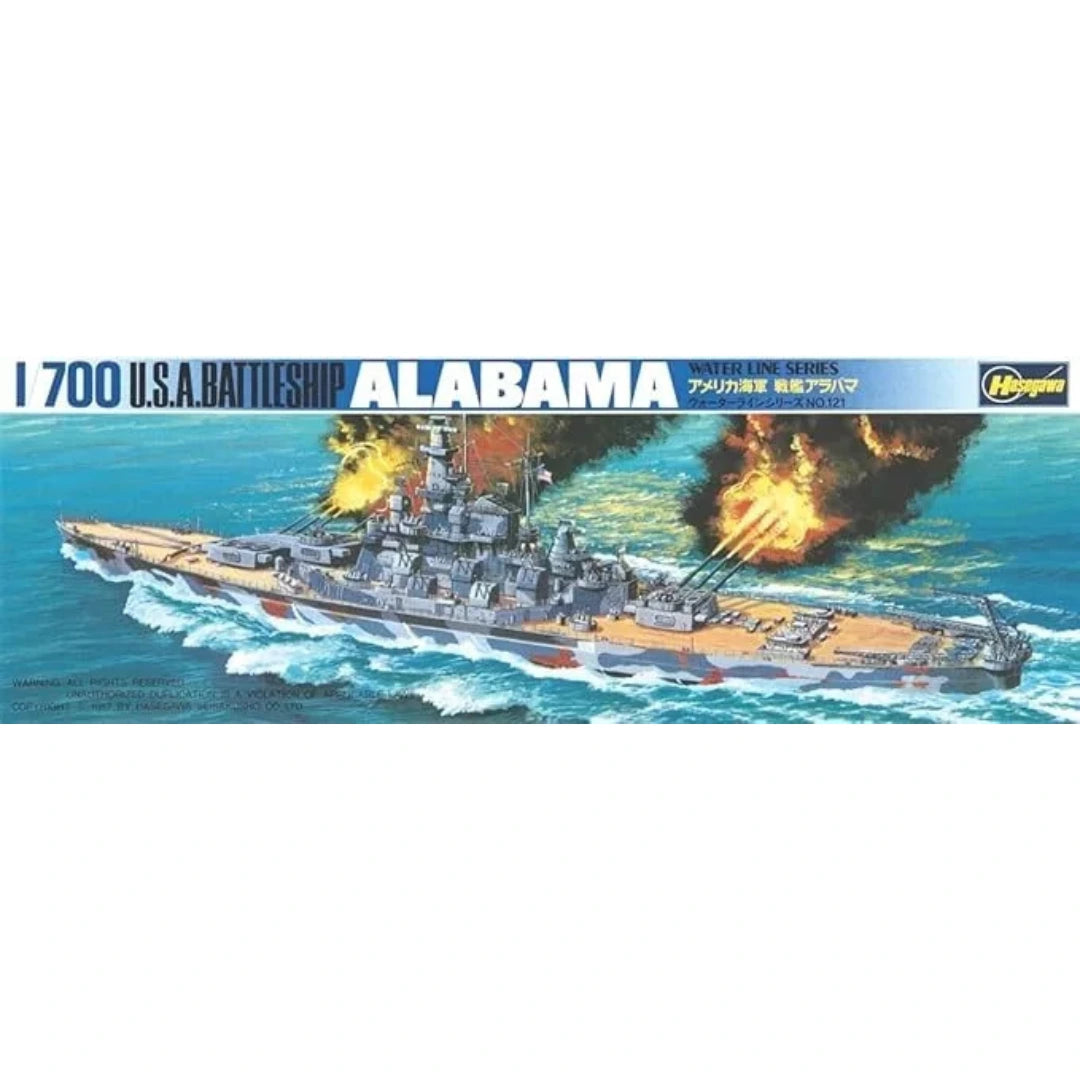 Photo of USS Alabama Battleship Plastic Model Kit by Hasegawa WL608 (1:700 Scale)