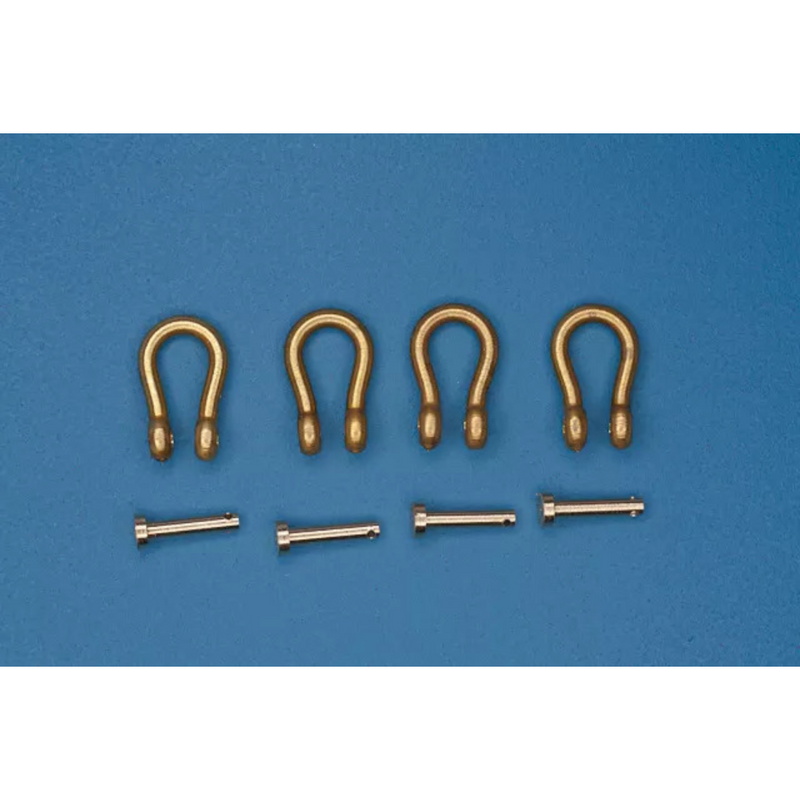 Photo of RB Model 1039565A Brass Shackle for models, pack of 4, 9.5mm x 6.5mm