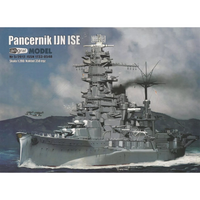 Photo of IJN Ise 1:200 scale card model kit by Answer/Angraf, premium paper model.