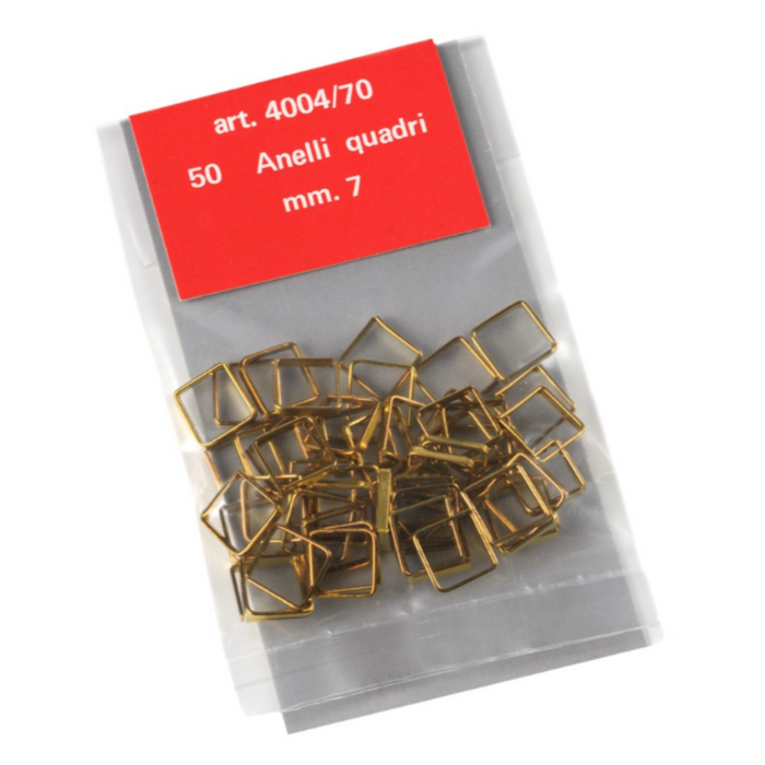Photo of Amati B4004,70 Square Brass Rings 7mm (10pcs) for model ship building