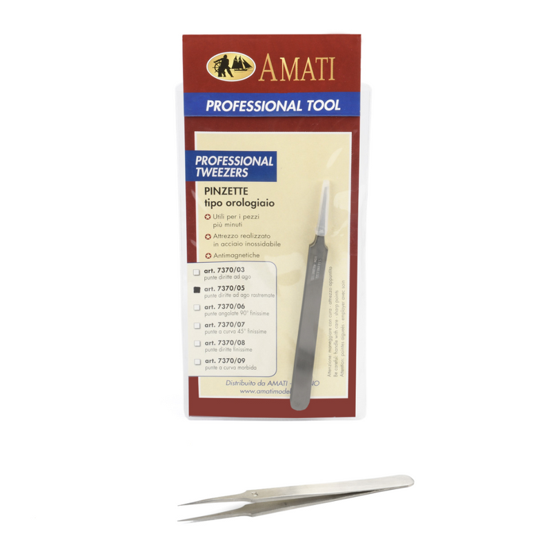 Sharp Tapered Point Tweezers Amati (B7370,05)