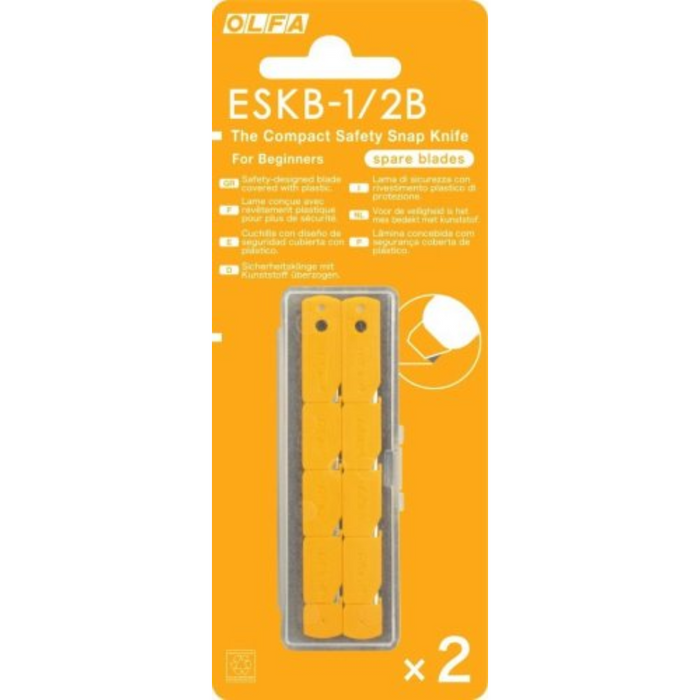 Photo of OLFA ESKB-1 Beginner’s Craft Knife Blade – sharp stainless steel replacement blade for precision cutting in crafting and model making.