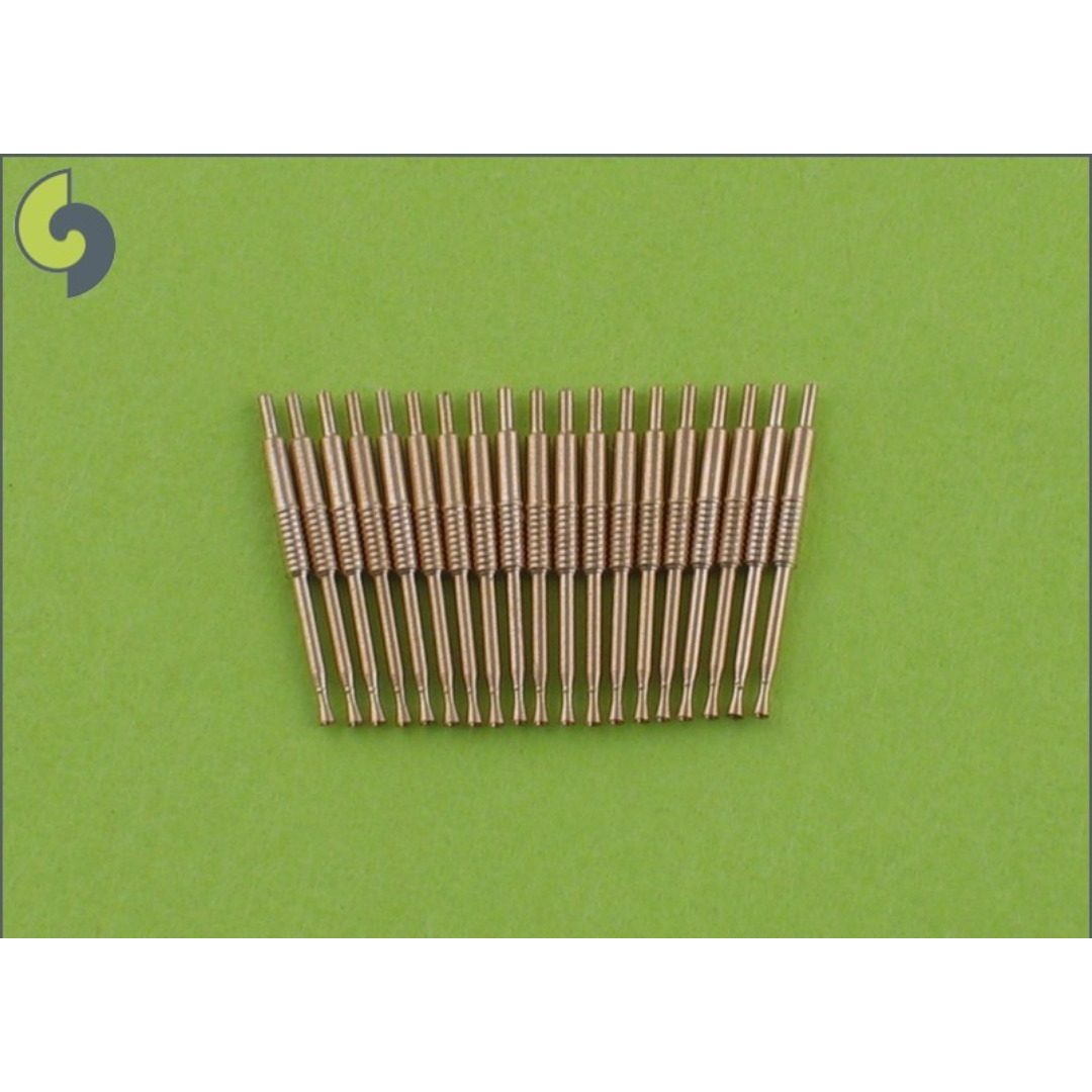 Photo of Master Model SM-350-014 Bofors 40mm/56 metal barrels set (20pcs) for 1:350 scale WWII warship models.