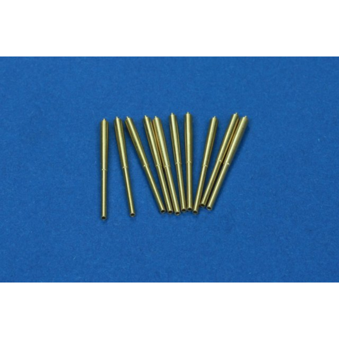 Photo of RB Model 1:200 scale German Naval Gun Barrels, part number 200L47, set of 10 metal pieces.