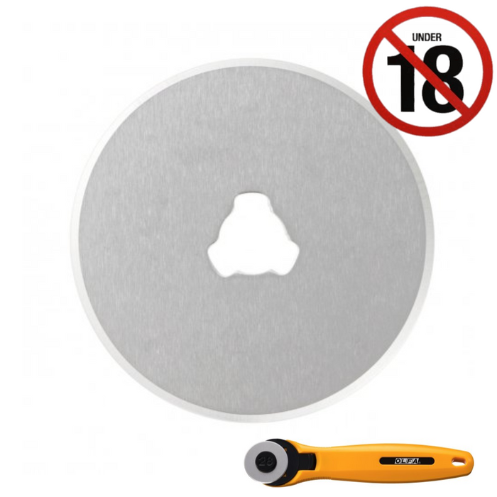 OLFA 28mm Rotary Cutter Blades – Pack of 2 | Precision Cutting