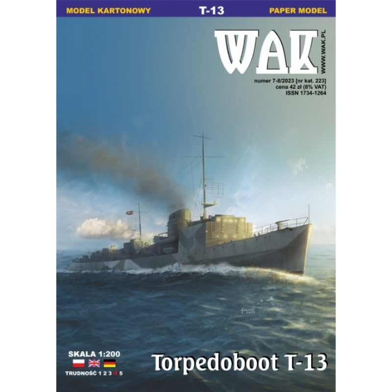 Torpedoboot T13 1:200 WAK