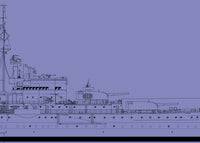 HMS Coventry 1936-1941 Construction Plans