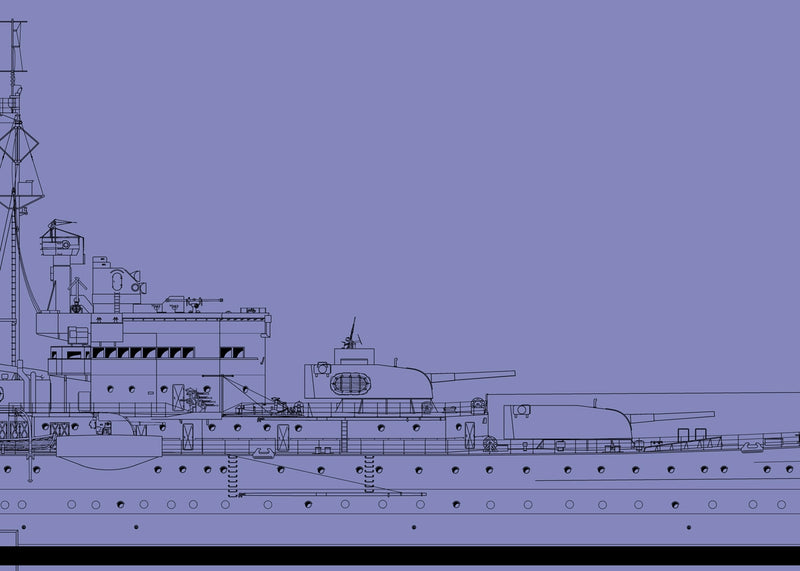 HMS Colombo 1943 Construction Plans