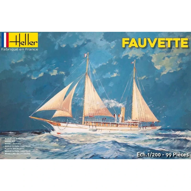 Photo of Heller 80612 Fauvette 1:200 Scale Model Ship Kit in original packaging