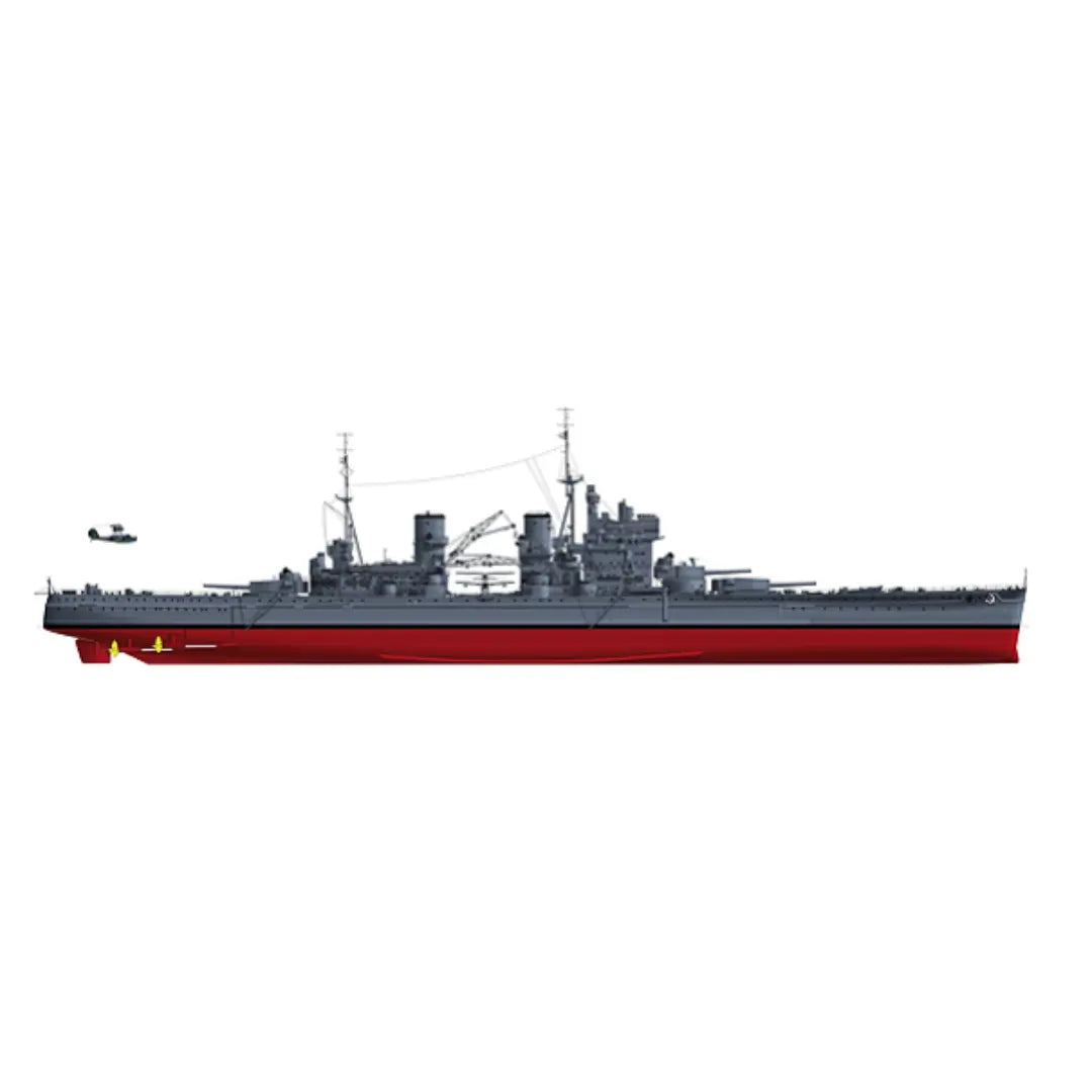 Detailed plans of HMS King George V (1941) for model builders - Available in multiple scales