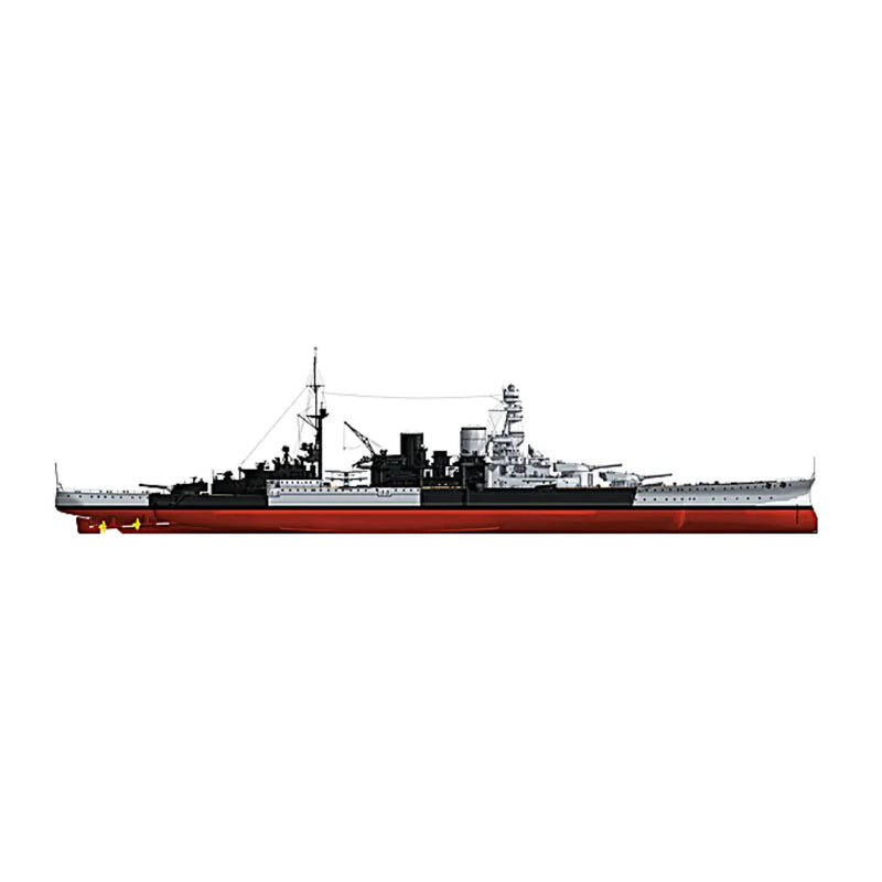 Detailed model plans of HMS Repulse (1941) by Black Dragon, available in multiple scales, including 1:72, for creating a high-quality, personalized model of the historic British battlecruiser.