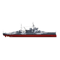 HMS Warspite 1942 premium model ship plans with high detail, personalized for modelers.