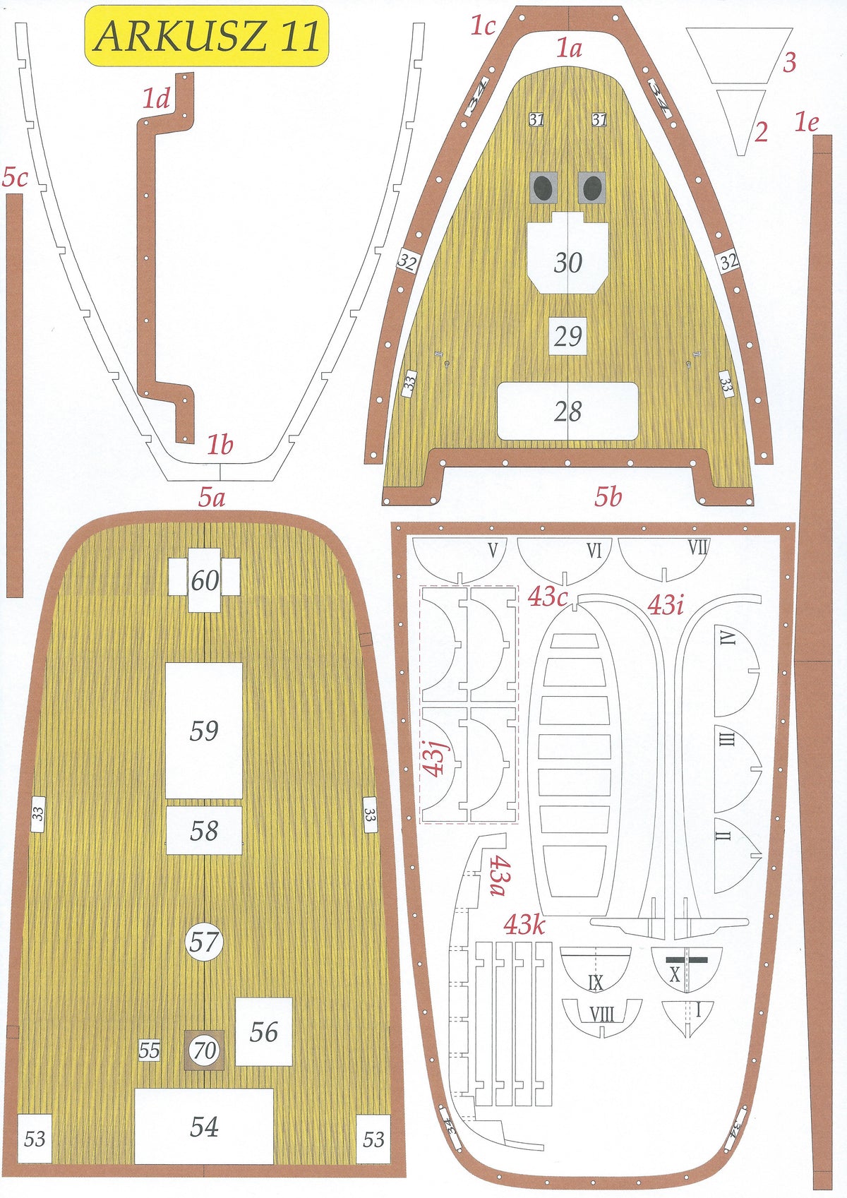 Photo of STS Lwów Card Model Kit in 1:100 scale by Maly Modelarz