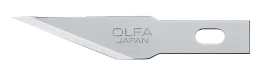 Photo of OLFA KB4-S5 Precision Blades (Pack of 5) for AK-4 Art Knife, ultra-sharp stainless steel replacement blades for precise cutting.