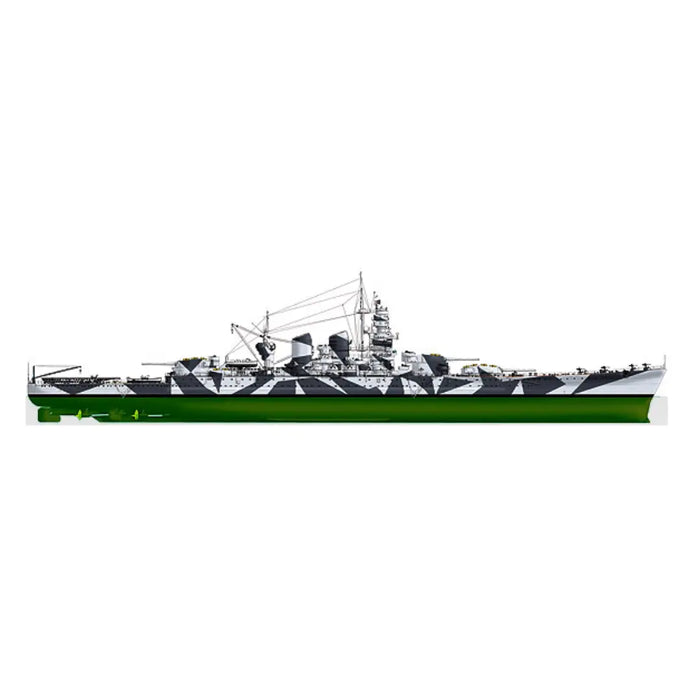 Detailed premium model plans of the Italian Battleship Roma (1943) in 1:72 scale, showcasing precision and customization for model enthusiasts.