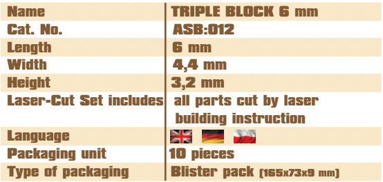 Triple Block 6mm Vessel Shipyard