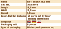 Lift Block 8.5mm Vessel Shipyard