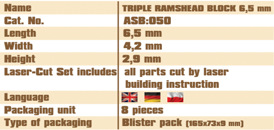 Triple Ramshead 6.5mm Vessel Shipyard