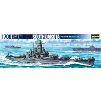 Photo of USS South Dakota 1:700 scale plastic model kit by Hasegawa WL607