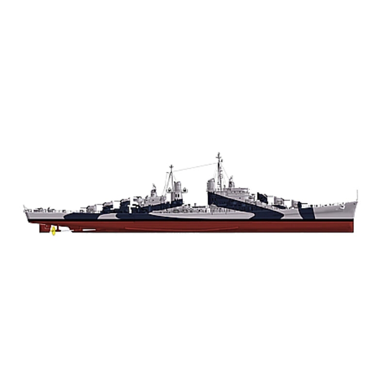 Photo of premium USS San Diego AA Cruiser model plans in various scales, 1944 edition