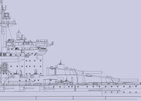 HMS Warspite 1942 Construction Plans