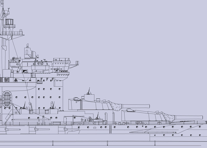 HMS Warspite 1942 Construction Plans