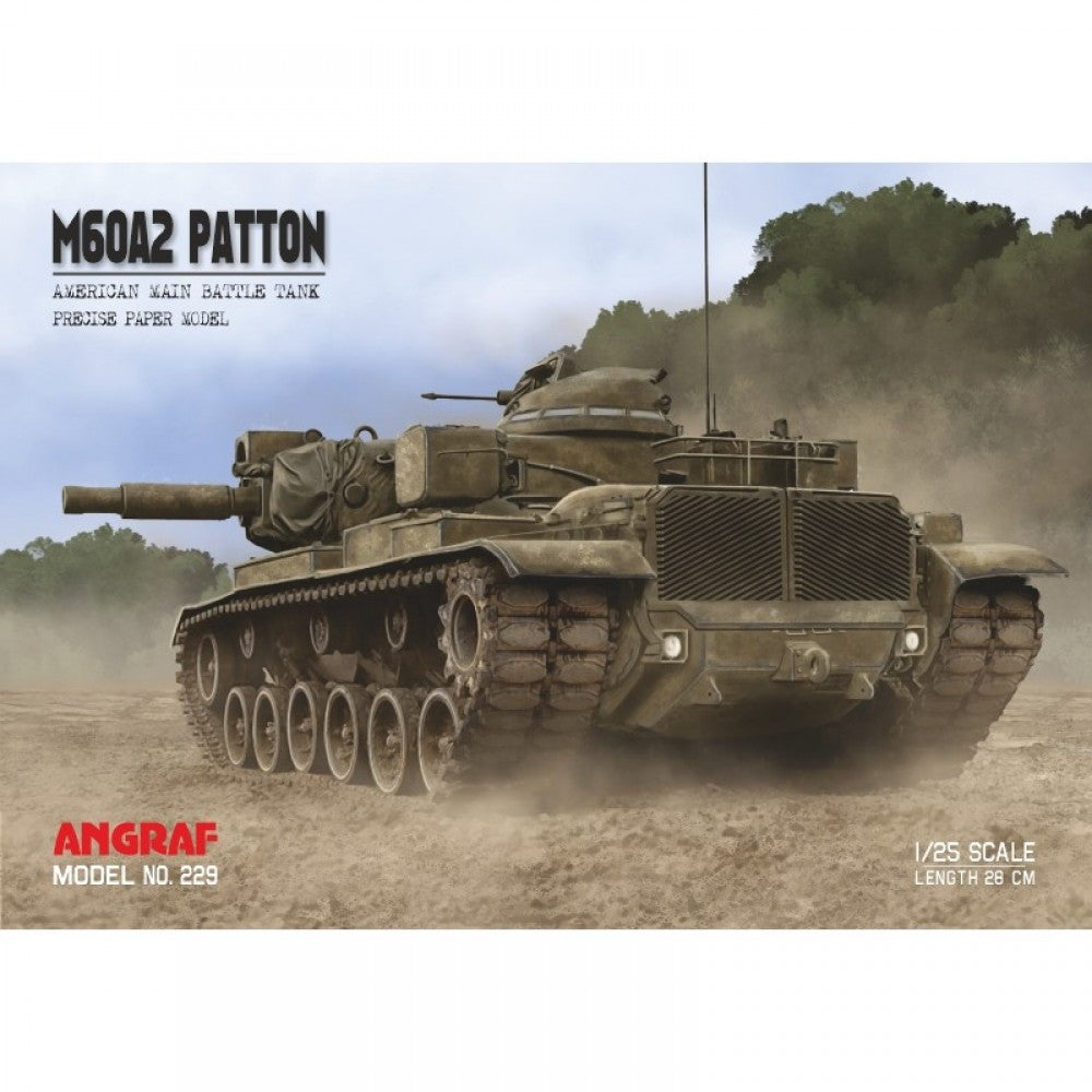 M60A2 Patton 1:25 Model Kit - Angraf's Detailed Military Replica – ModelNet