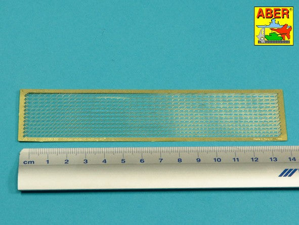 Photo of ABER RE-700-02 Ship Aslant Railing for Stairs at 45° – 1:700 scale photo-etched detail set for ship models.