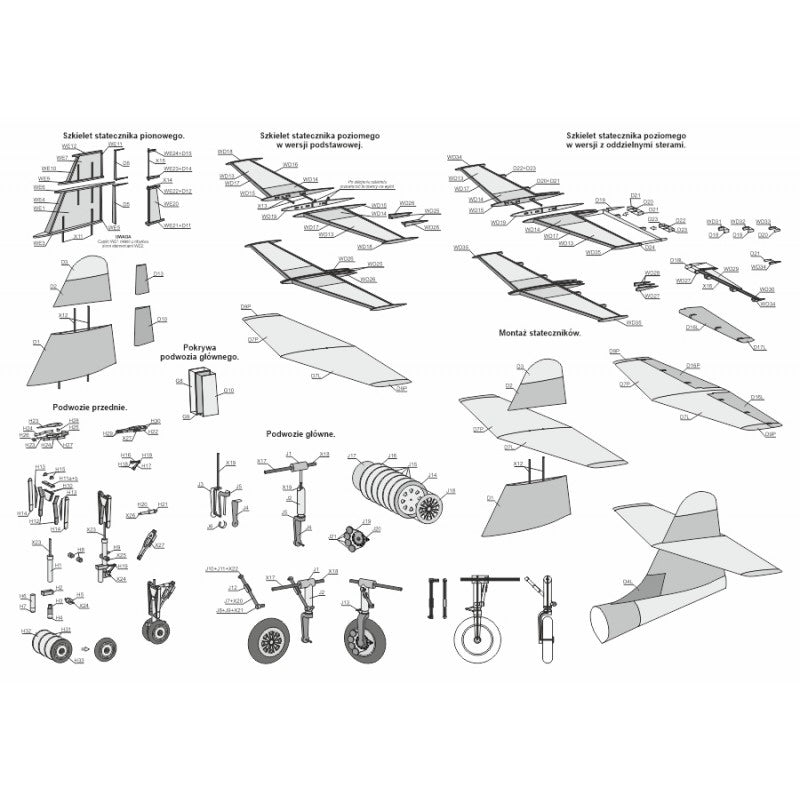 Photo of the Northrop F-89J Scorpion 1:33 scale card model kit by Answer/Angraf, featuring high-quality A3 card sheets and detailed design.