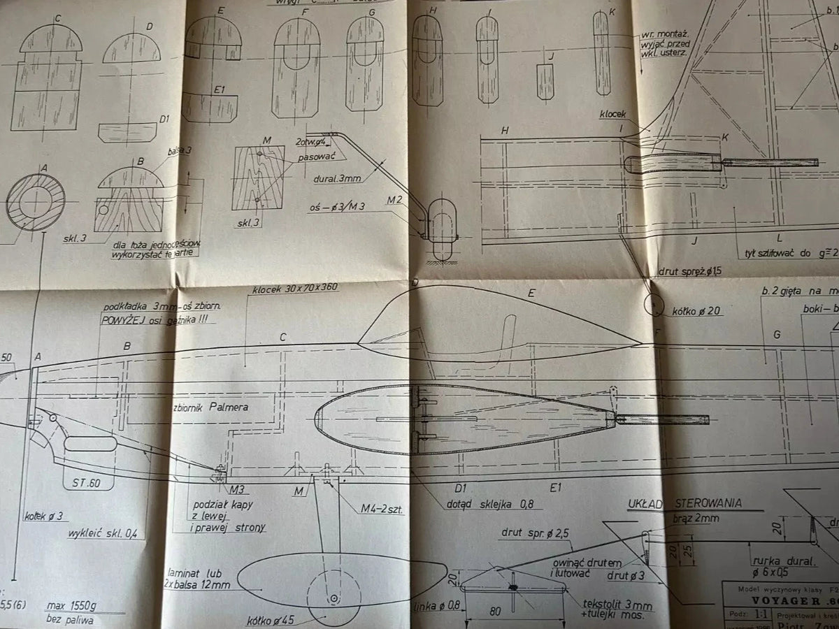 Photo of De Havilland-88 "Comet" - "Grosvenor House" Construction Plans by LOK