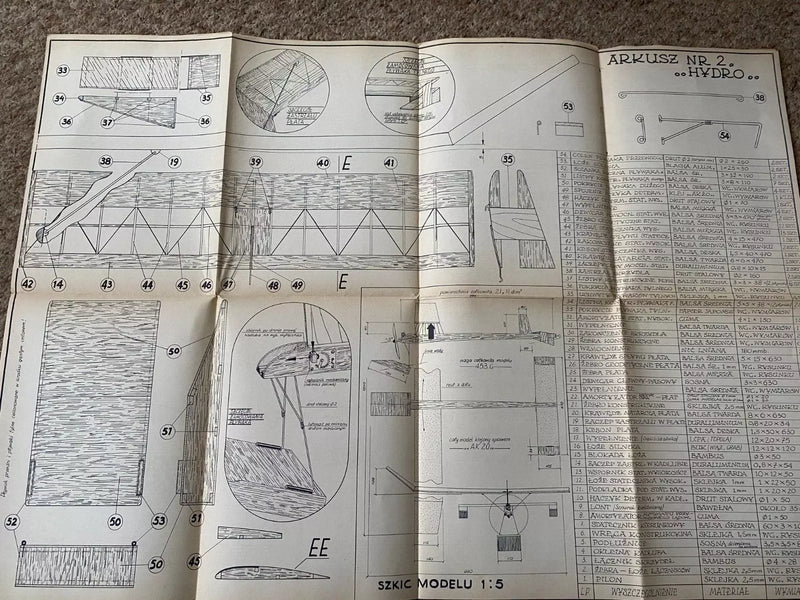 Photo of PZL-102B "Kos" & KJ.1,5 Hydro Construction Plans - 1968 LOK Publishing