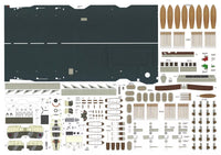 Photo of HMS Ark Royal 1:200 scale card model kit by Answer/Angraf.